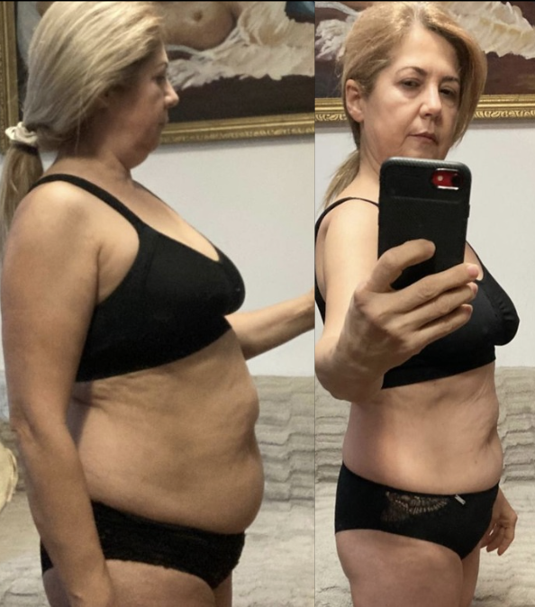 Vera's transformation — 34 pounds lost in 6 months using the Tatserrun identity rewire protocol
